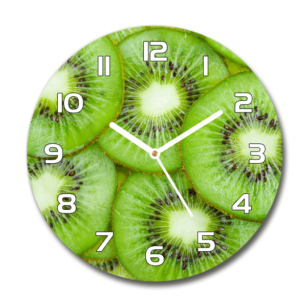Orologio da parete rotondo con design a tema kiwi