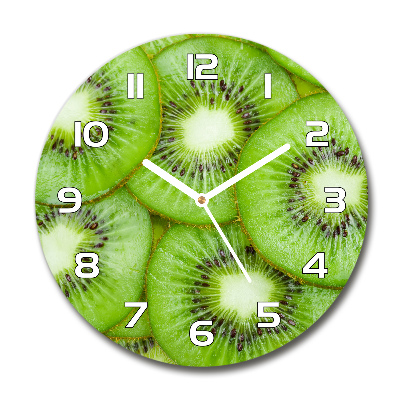 Orologio da parete rotondo con design a tema kiwi