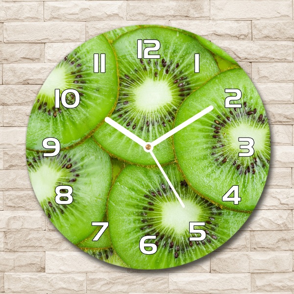 Orologio da parete rotondo con design a tema kiwi