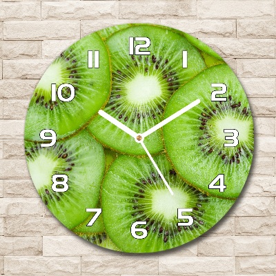 Orologio da parete rotondo con design a tema kiwi