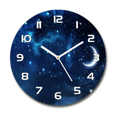 Orologio rotondo con quadrante a cielo stellato
