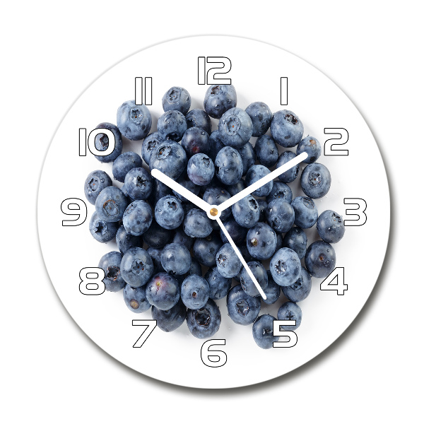 Orologio rotondo con quadrante a tema frutti di bosco
