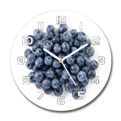 Orologio rotondo con quadrante a tema frutti di bosco