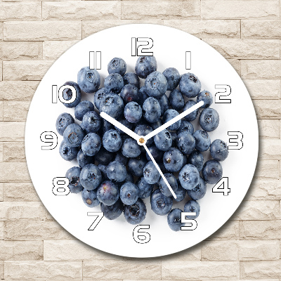 Orologio rotondo con quadrante a tema frutti di bosco