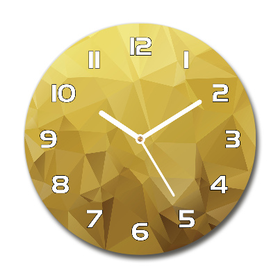 Orologio da parete rotondo con sfondo astratto