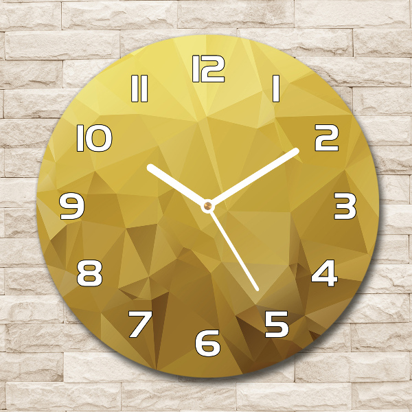 Orologio da parete rotondo con sfondo astratto