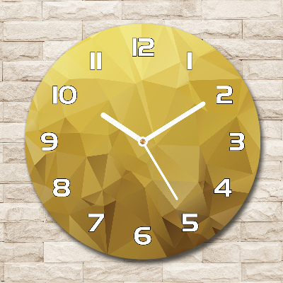 Orologio da parete rotondo con sfondo astratto