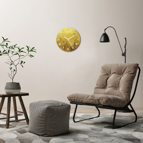 Orologio da parete rotondo con sfondo astratto