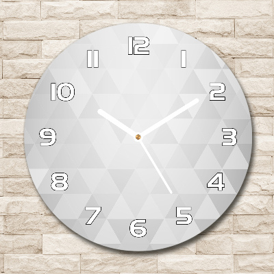 Orologio rotondo con sfondo astratto