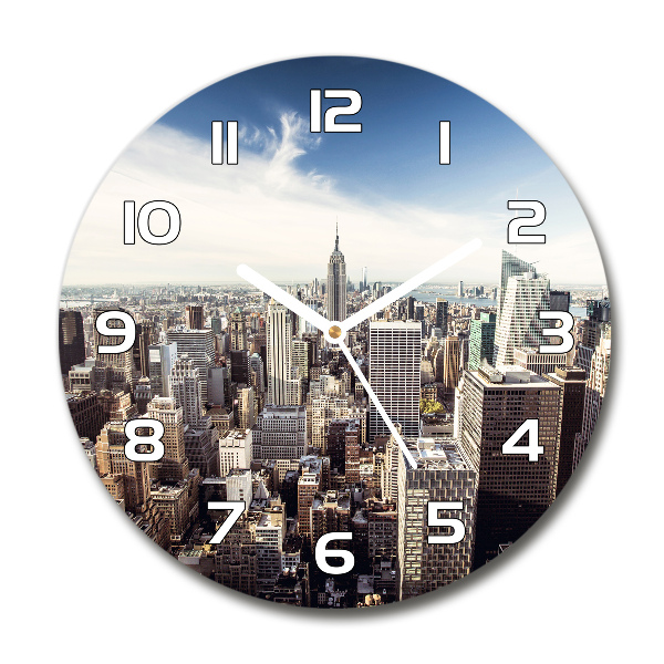 Orologio da parete rotondo in stile New York