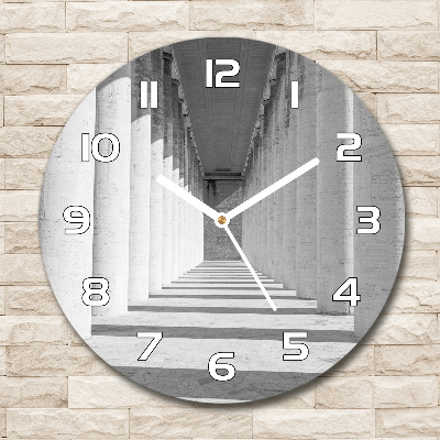 Orologio rotondo in vetro adatto per il corridoio