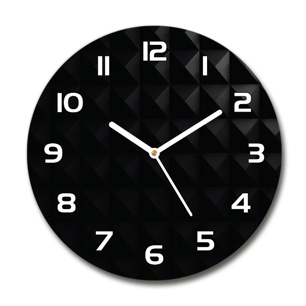 Orologio da parete rotondo con sfondo astratto