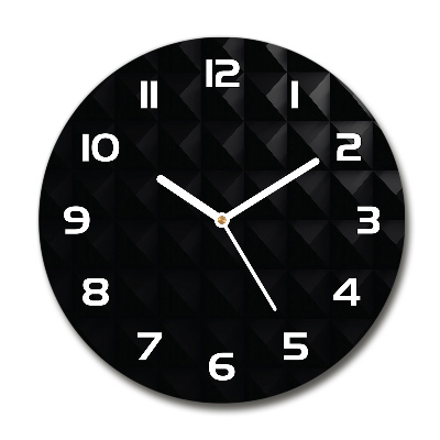 Orologio da parete rotondo con sfondo astratto