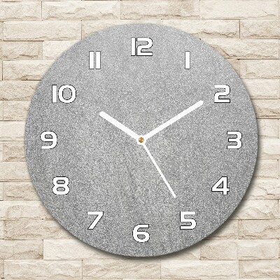 Orologio da parete rotondo in colore grigio da parete