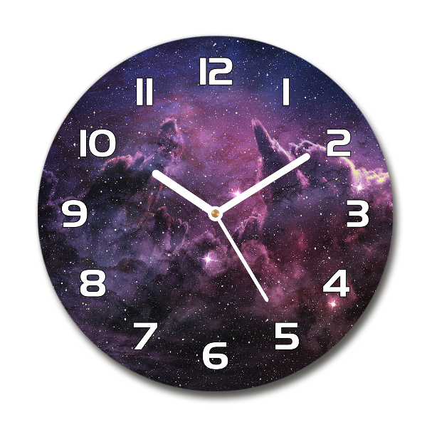 Orologio rotondo con motivo Nebulosa