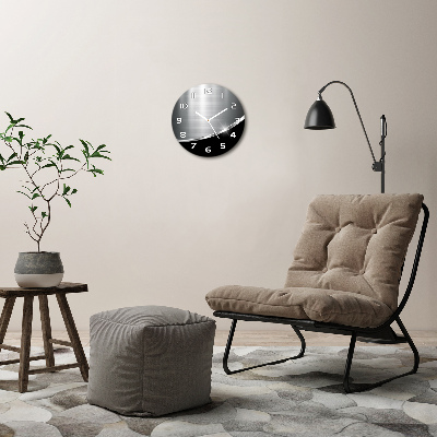 Orologio rotondo con quadrante ad effetto astrazione metallica