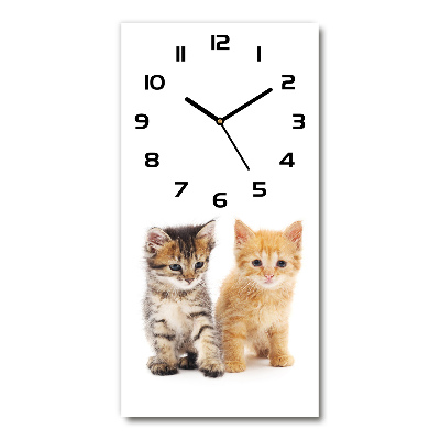 Orologio rettangolare con motivo di gatto marrone e zenzero