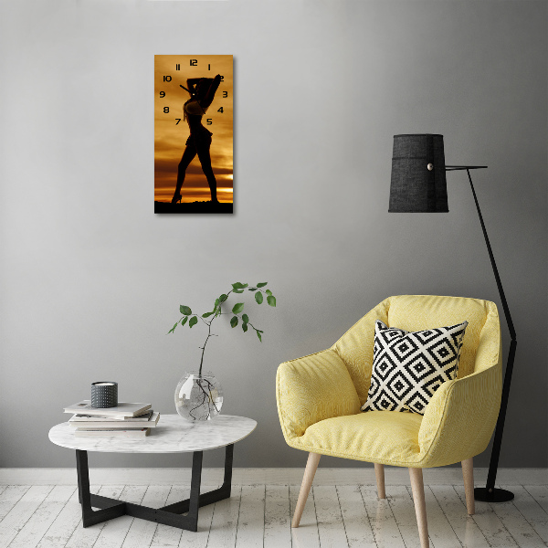 Orologio rettangolare con cinturino corto