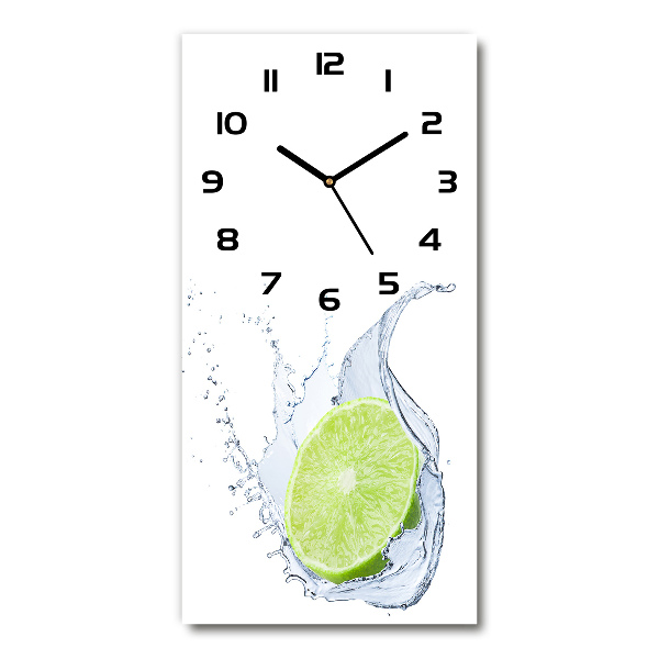 Orologio rettangolare in colore lime