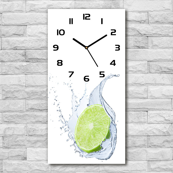 Orologio rettangolare in colore lime
