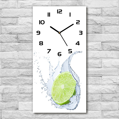 Orologio rettangolare in colore lime