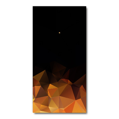 Orologio rettangolare con motivo a triangoli astratti