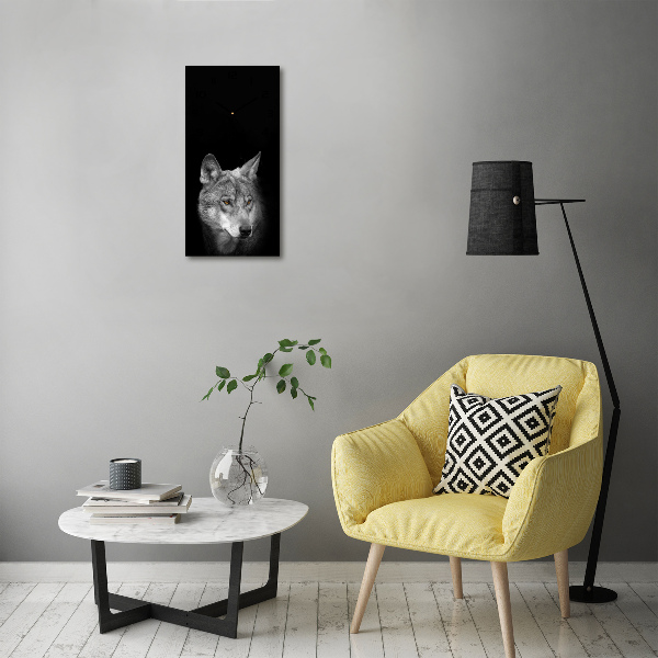 Orologio rettangolare con movimento Lupo