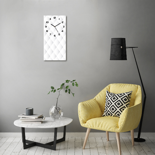 Orologio verticale con motivo a sfondo delle piazze