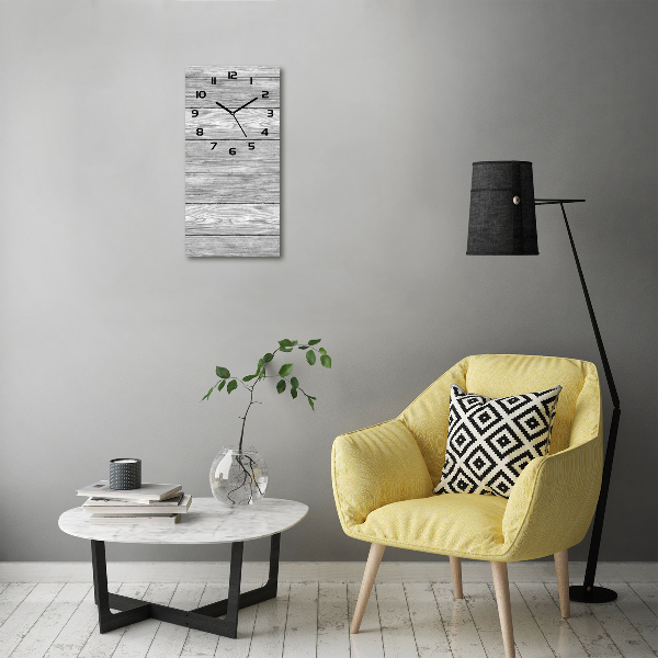 Orologio rettangolare con quadrante effetto legno