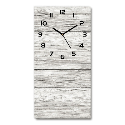 Orologio verticale con sfondo in legno