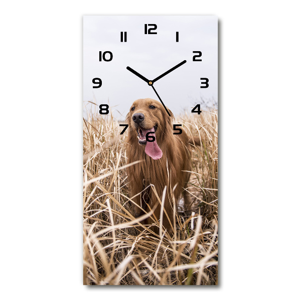 Orologio rettangolare con motivo Golden Retriever