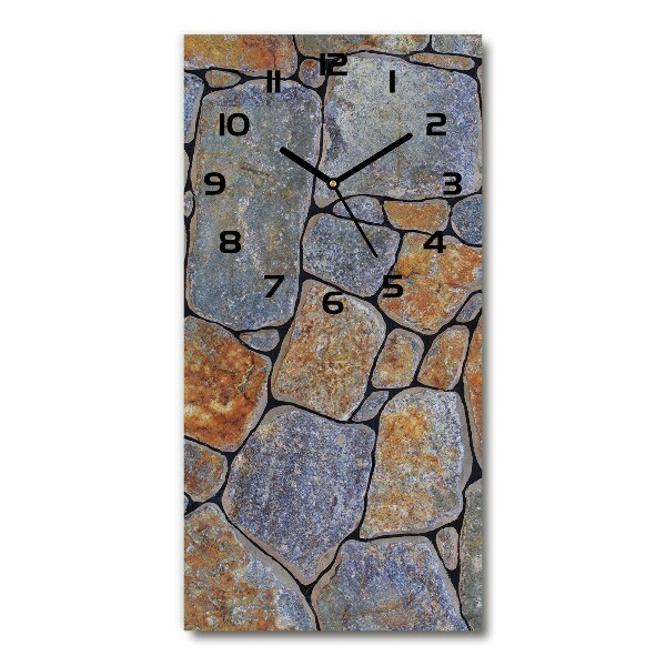 Orologio rettangolare con quadrante con motivo a sfondo di pietre