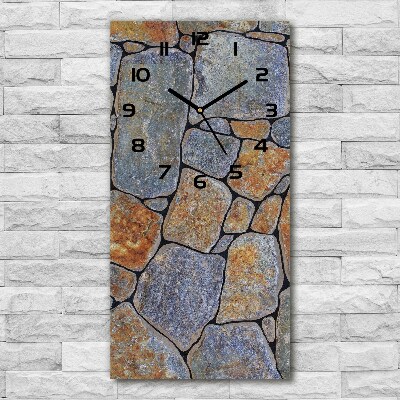Orologio rettangolare con quadrante con motivo a sfondo di pietre
