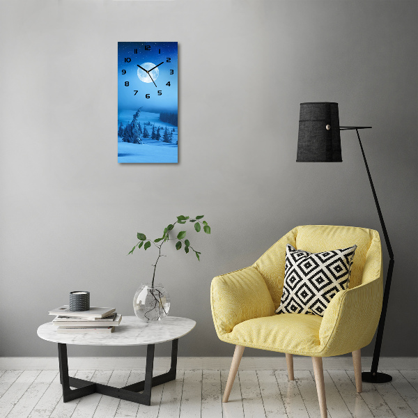Orologio verticale con motivo della luna piena