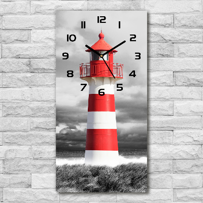 Orologio verticale in vetro modello Faro