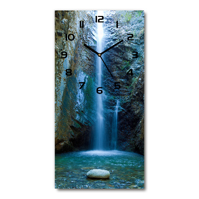 Orologio verticale con motivo cascata