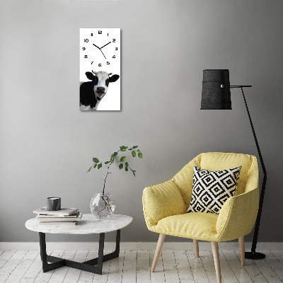 Orologio rettangolare con motivo a macchie di mucca