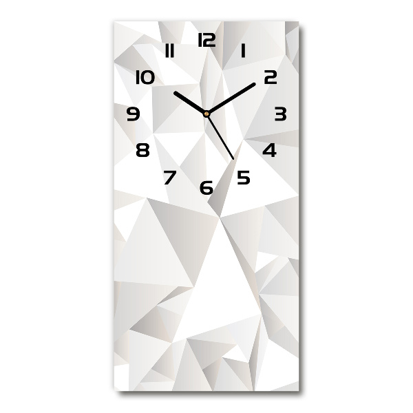 Orologio rettangolare con quadrante a motivo astratto