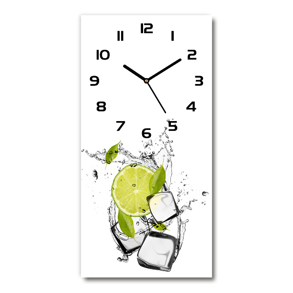 Orologio rettangolare con quadrante color lime e dettagli color ghiaccio