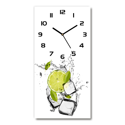 Orologio rettangolare con quadrante color lime e dettagli color ghiaccio