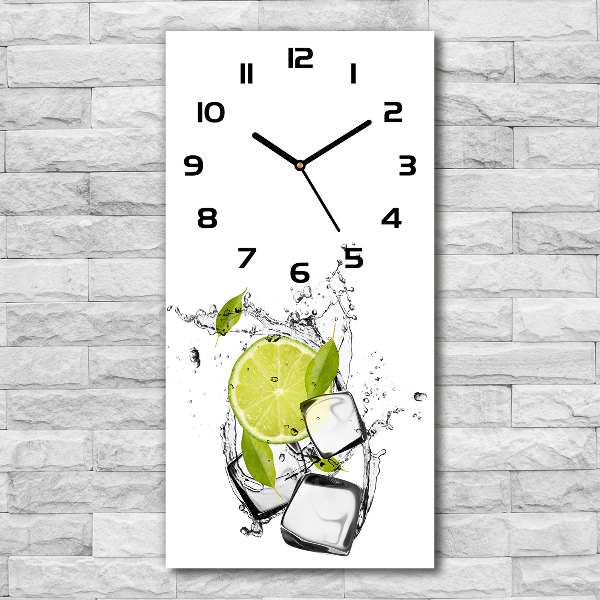 Orologio rettangolare con quadrante color lime e dettagli color ghiaccio