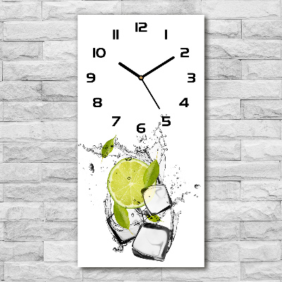 Orologio rettangolare con quadrante color lime e dettagli color ghiaccio