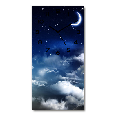 Orologio verticale con motivo cielo stellato