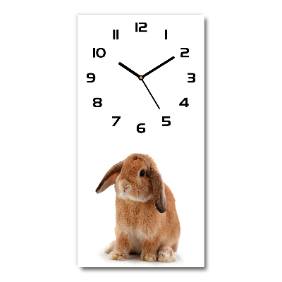 Orologio rettangolare con motivo coniglio
