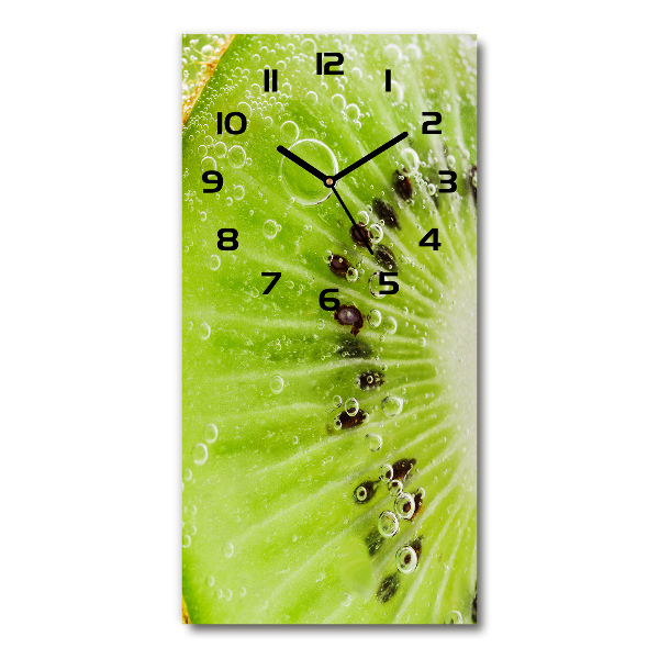 Orologio verticale con quadrante ispirato al kiwi
