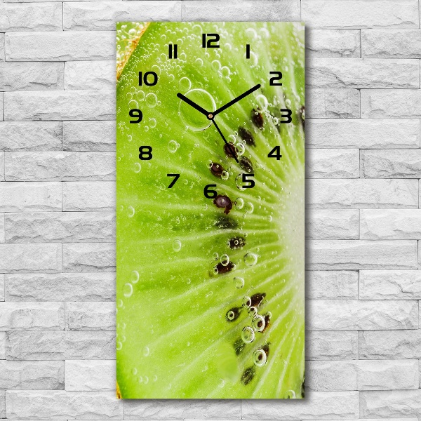 Orologio verticale con quadrante ispirato al kiwi