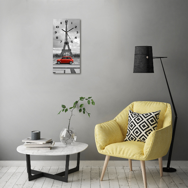 Orologio rettangolare con motivo della Torre Eiffel