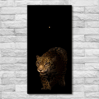 Orologio verticale con motivo giaguaro