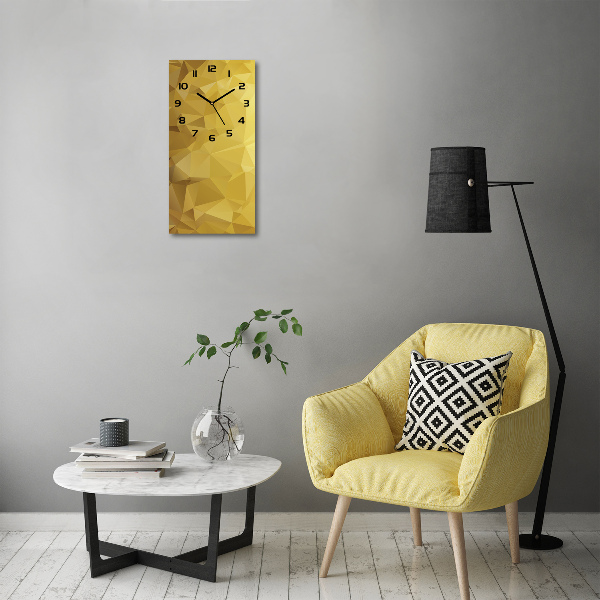 Orologio verticale con sfondo astratto