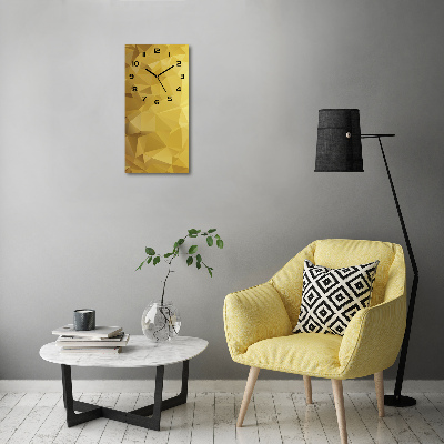 Orologio verticale con sfondo astratto